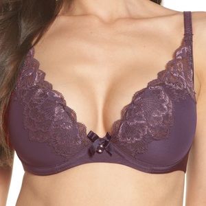 Chantelle Orangerie Underwire Lace Plunge Bra 6762
